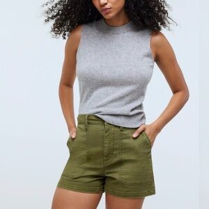 NEW Madewell Desert Olive Cargo Shorts